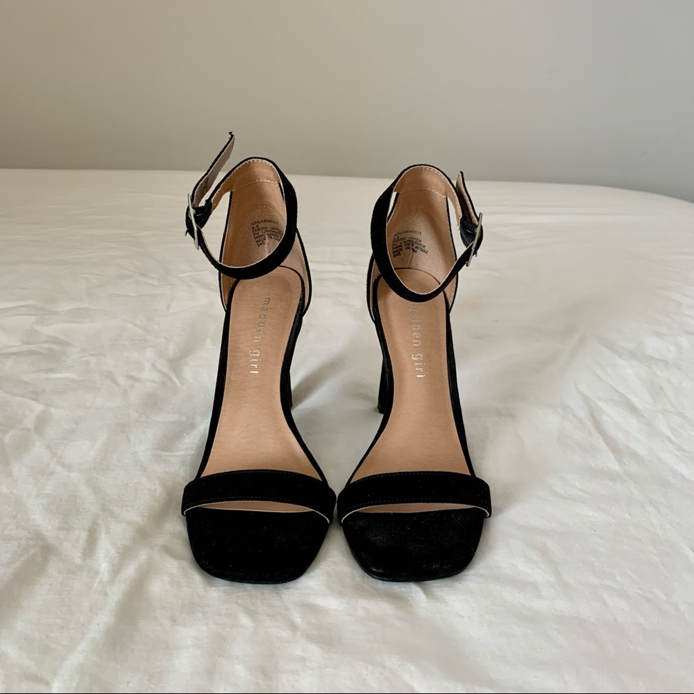 Madden girl ankle strap buckle heel